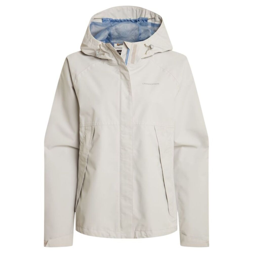 Craghoppers Womens/Ladies Ossus Waterproof Jacket / Light Grey